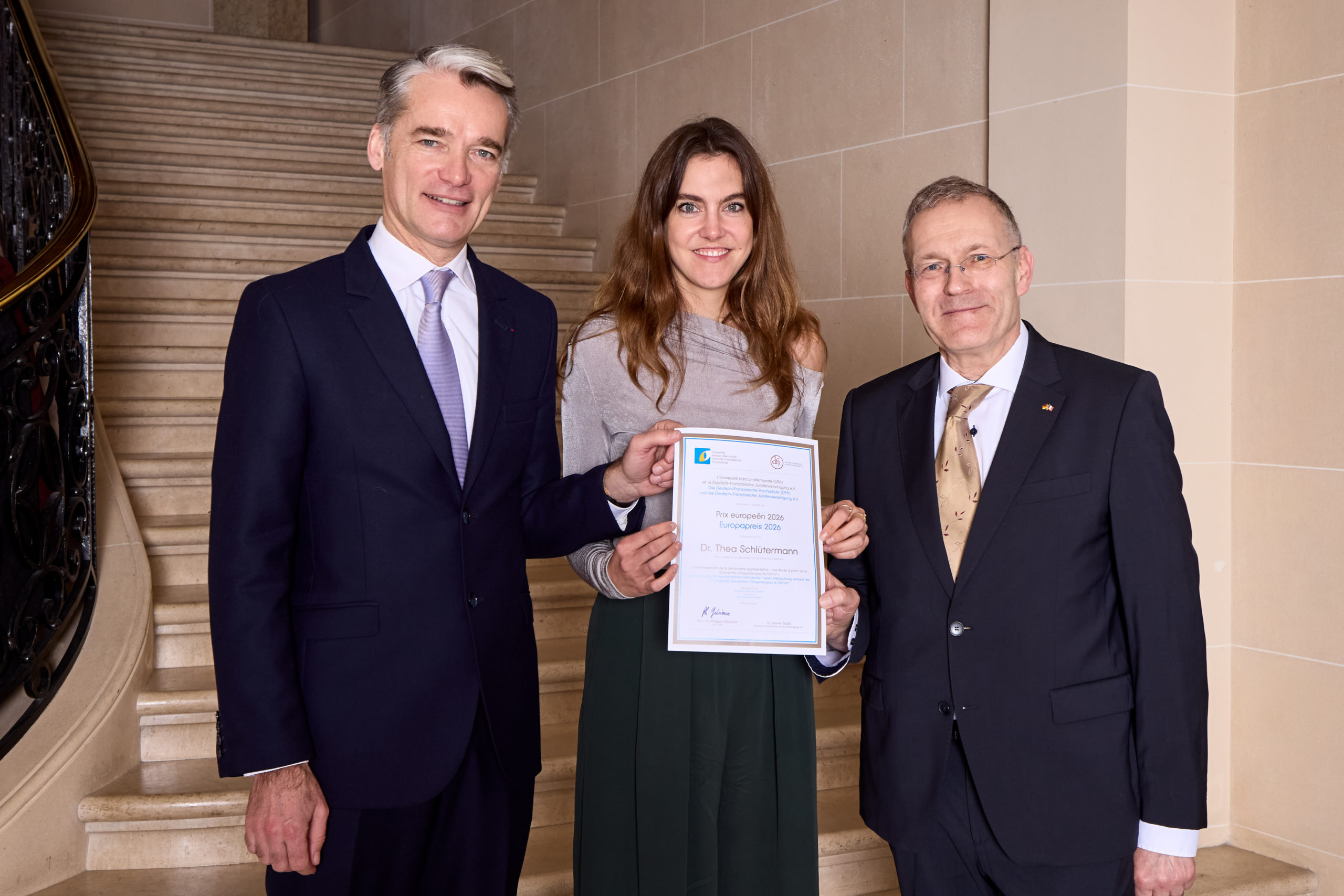 Foto:       Dissertationspreis 2026 für Thea Schlütermann aus Münster