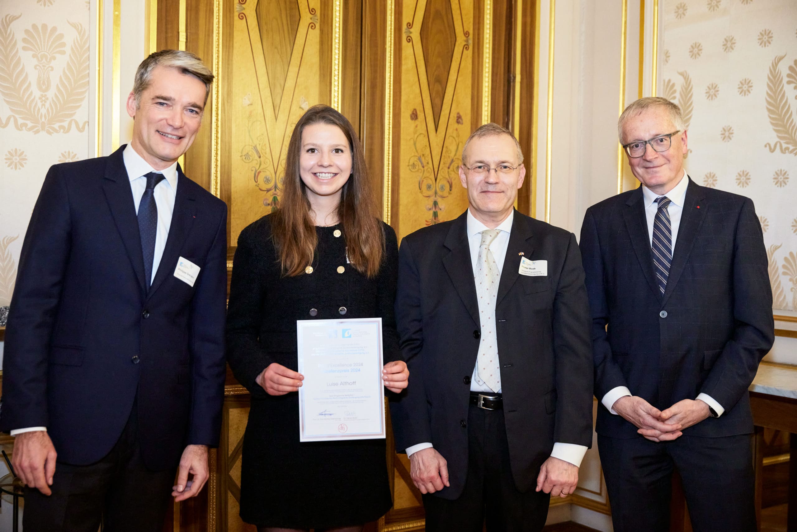 Exzellenzpreis für Luise Althoff aus München